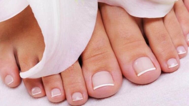 Toes are not affected by fungus
